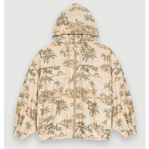 NWT | Maje Palm-tree print jacket | Sz 6 - Picture 8 of 11